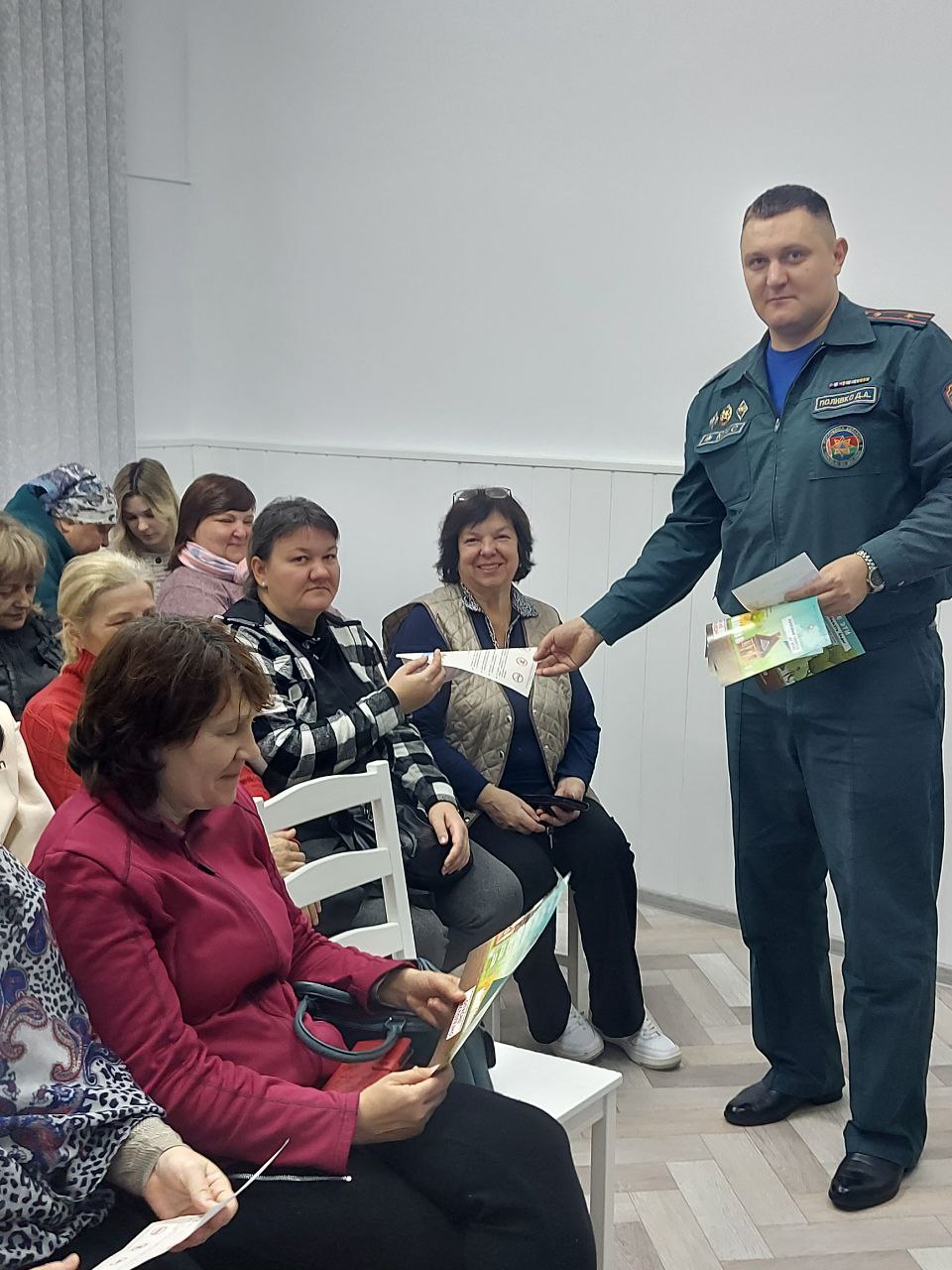 Встреча с коллективом ГУ "Ивановский ТЦСОН" в рамках акции "За безопасность вместе" 