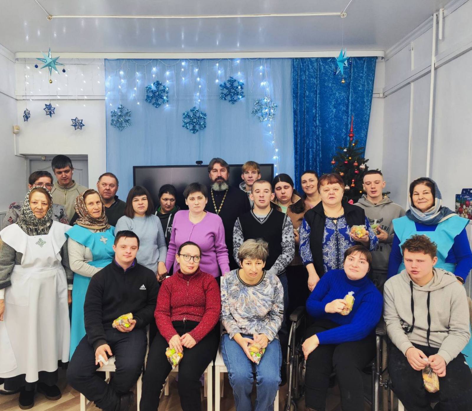 Праздничная встреча с отцом Алексеем